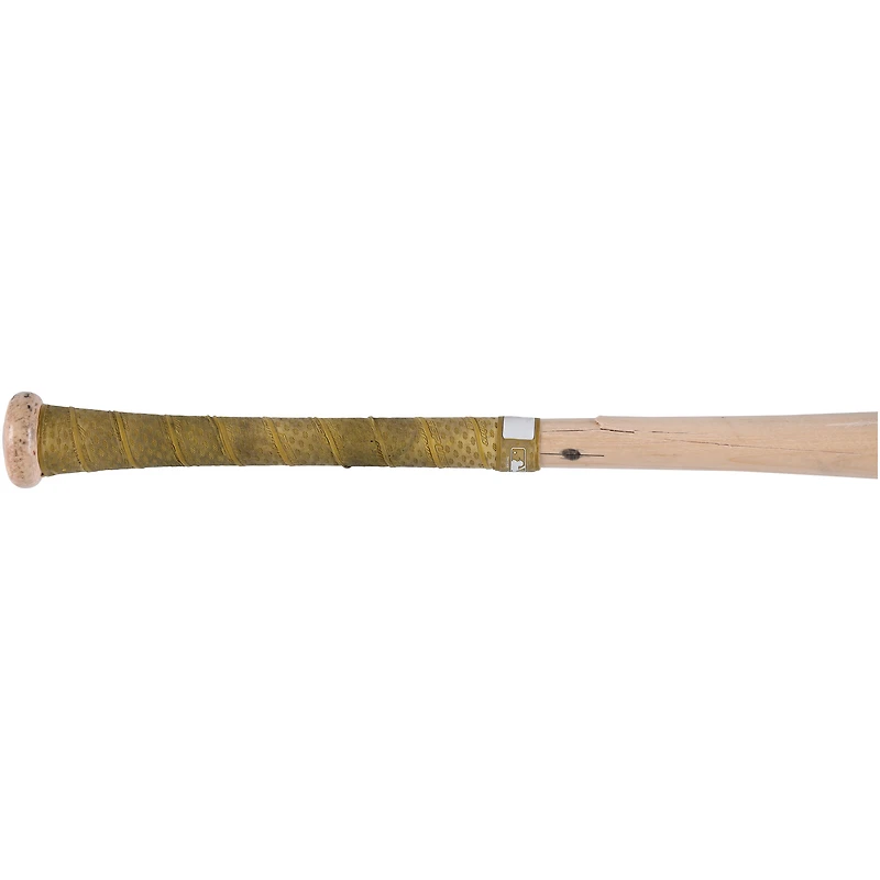 Jack Suwinski Pittsburgh Pirates Game-Used Black Old Hickory Broken Bat vs. Milwaukee Brewers on April 25, 2024