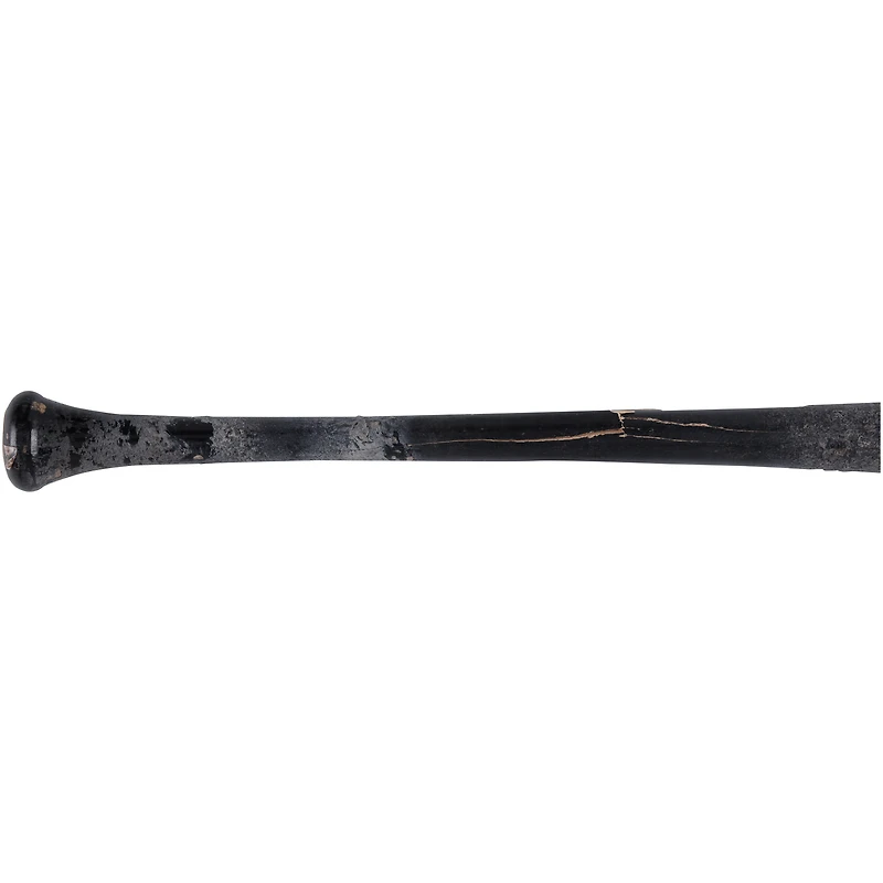 Jared Triolo Pittsburgh Pirates Game-Used Black Old Hickory Broken Bat vs. Chicago Cubs on May 12, 2024
