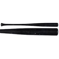 Batte de baseball cassée en vieux hickory noire de Jared Triolo des Pirates de Pittsburgh contre les Yankees de New York le 28 septembre 2024
