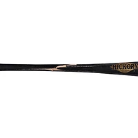 Batte de baseball cassée en vieux hickory noire de Jared Triolo des Pirates de Pittsburgh contre les Yankees de New York le 28 septembre 2024
