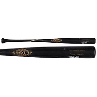 Batte de baseball cassée en vieux hickory noire de Jared Triolo des Pirates de Pittsburgh contre les Yankees de New York le 28 septembre 2024