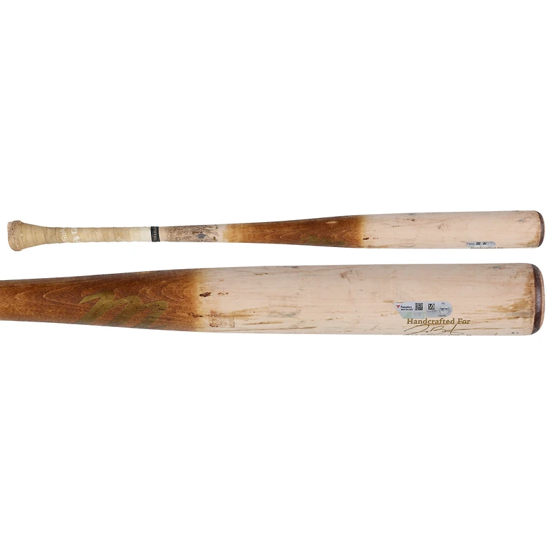 Joey Bart, batte cassée de Tan Marucci, Pirates de Pittsburgh, utilisée lors du match contre les White Sox de Chicago, le 18 juillet 2025