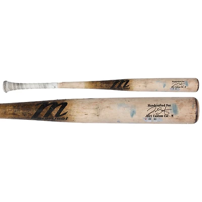 Joey Bart, batte cassée de Tan Marucci, Pirates de Pittsburgh, utilisée lors du match contre les Mets de New York, le 13 mai 2025