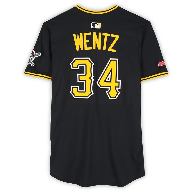 Maillot Nike noir de Joey Wentz, joueur des Pirates de Pittsburgh, saison 2025 de la MLB