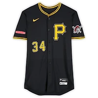 Maillot Nike noir de Joey Wentz, joueur des Pirates de Pittsburgh, saison 2025 de la MLB
