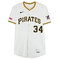 Maillot Nike blanc de Joey Wentz, joueur des Pirates de Pittsburgh, saison 2025 de la MLB
