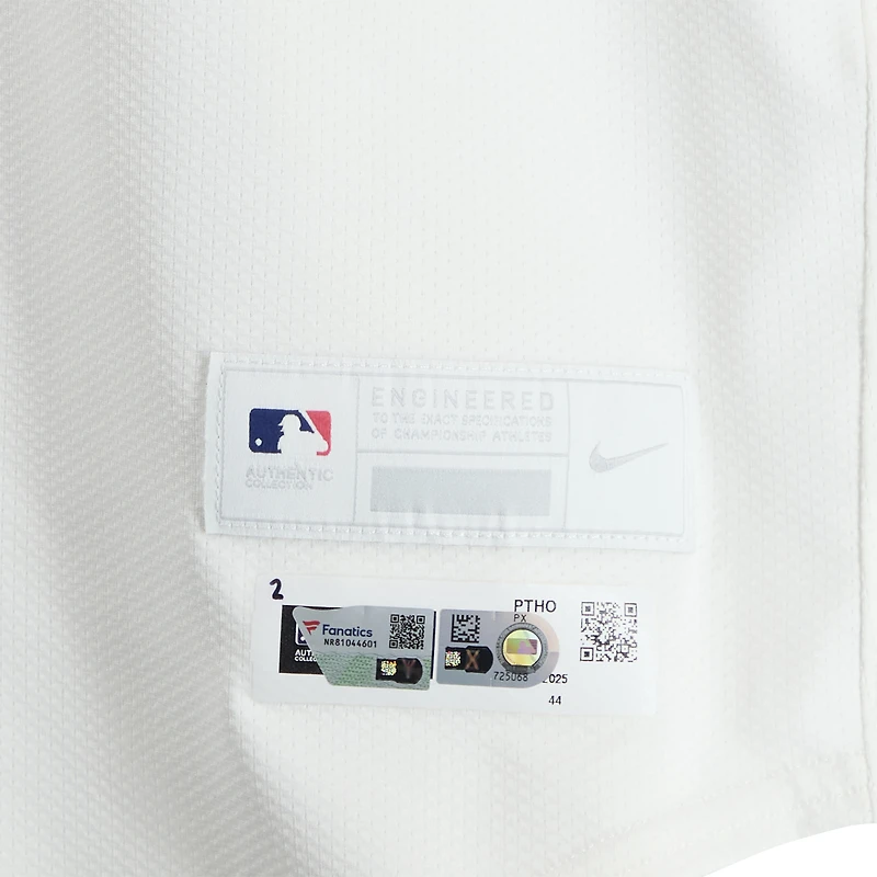 Maillot Nike blanc de Joey Wentz, joueur des Pirates de Pittsburgh, saison 2025 de la MLB