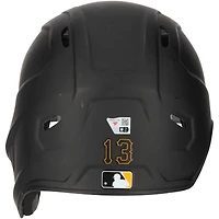 Casque de frappeur noir n° 13 de Ke'Bryan Hayes, des Pirates de Pittsburgh, utilisé lors du match contre les Yankees de New York le 4 avril 2025