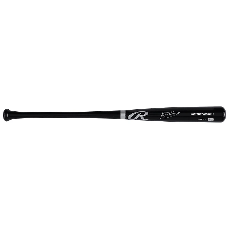 Bâton Rawlings Pro noir autographié par Konnor Griffin, des Pirates de Pittsburgh