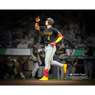 Photo non signée de Konnor Griffin, des Pirates Pittsburgh, mettant en lumière son premier coup circuit carrière