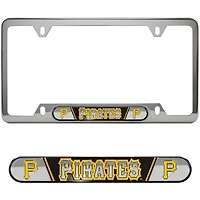 Logo Brands  Pittsburgh Pirates Embossed License Plate Frame