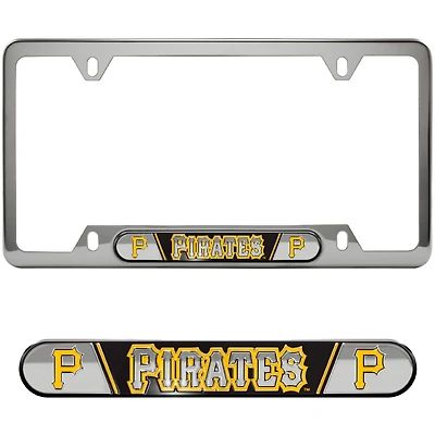 Logo Brands Pittsburgh Pirates Embossed License Plate Frame