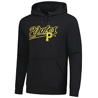 Sweat à capuche en polaire noir Podium des Pirates de Pittsburgh Levelwear pour homme