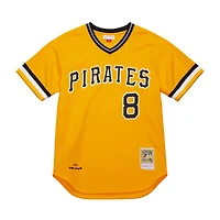 Maillot authentique rétro 1979 des Pirates de Pittsburgh, Mitchell & Ness Willie Stargell, doré, pour homme