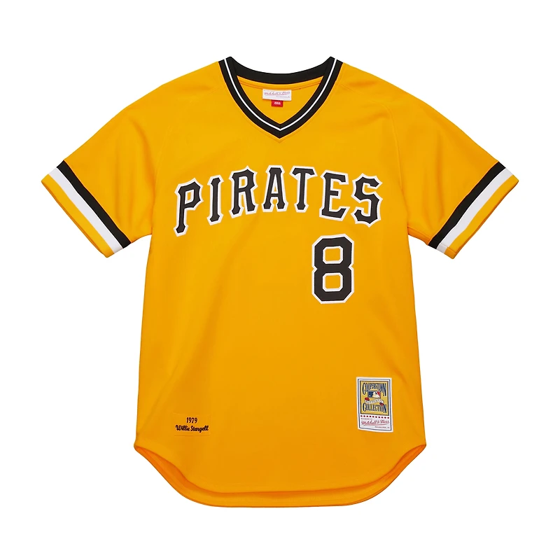 Men's Mitchell & Ness Willie Stargell White Pittsburgh Pirates Cooperstown Collection 1979 Authentic Jersey