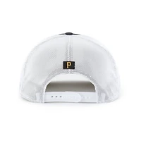 Men's '47 Black/White Pittsburgh Pirates Scratch Adjustable Trucker Hat