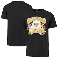 T-shirt homme noir Pittsburgh Pirates Americana Eagle '47