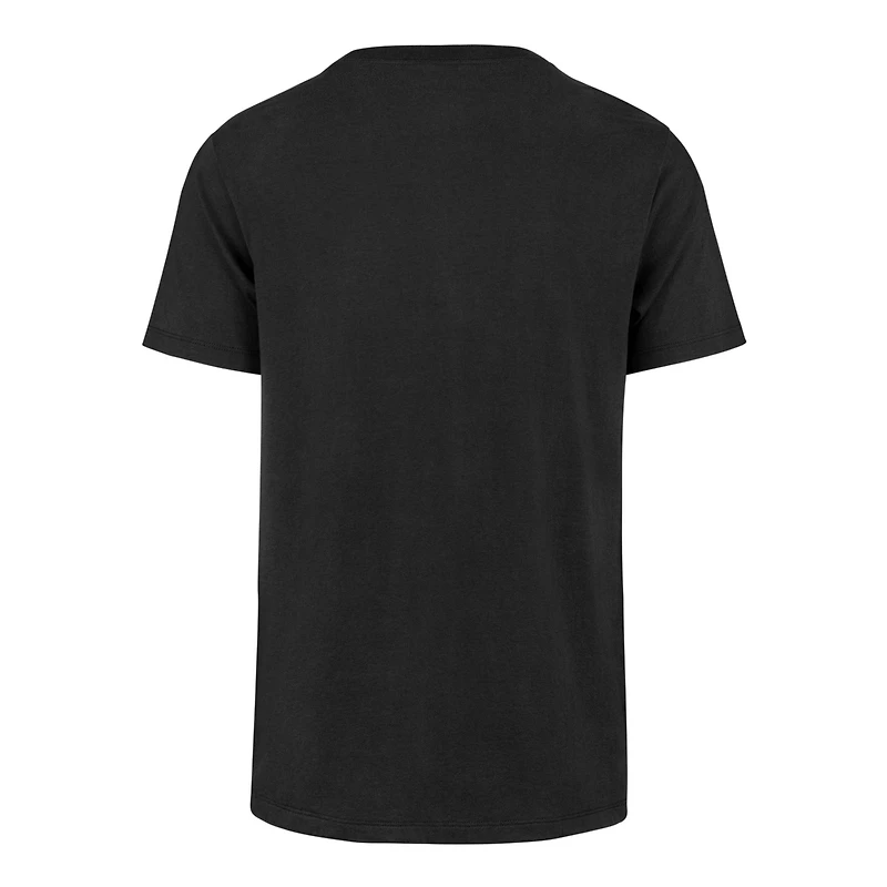 Men's '47  Black Pittsburgh Pirates Cooperstown Collection Borderline Franklin T-Shirt