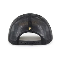 Casquette ajustable Garner Trucker noire '47 des Pirates de Pittsburgh pour hommes