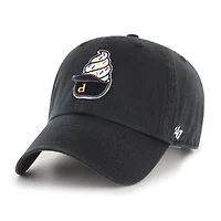 Men's '47  Black Pittsburgh Pirates Ice Cream Helmet Clean Up Adjustable Hat