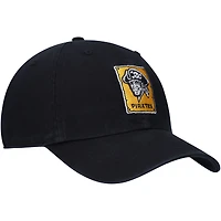 Men's '47 Black Pittsburgh Pirates Logo Cooperstown Collection Clean Up Adjustable Hat