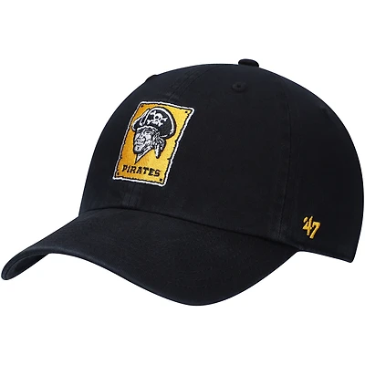 Casquette réglable pour homme '47 Pittsburgh Pirates Logo Cooperstown Collection Clean Up
