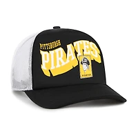 Casquette snapback Meander en mousse noire des Pirates de Pittsburgh pour homme, modèle 1947