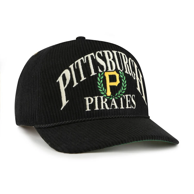 Casquette ajustable Pitchout Rope Hitch noire '47 pour homme des Pirates de Pittsburgh