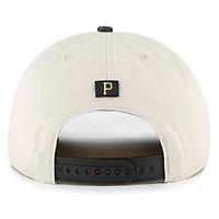 Men's '47 Cream/Black Pittsburgh Pirates Fiji Rope Hitch Adjustable Hat