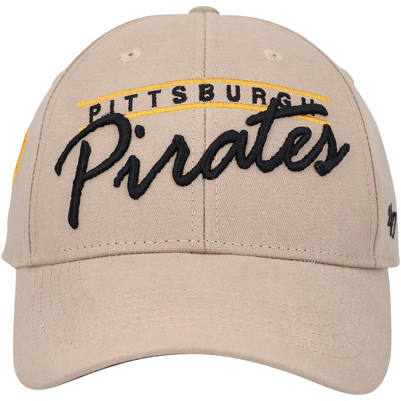 Casquette réglable '47 Kaki Pittsburgh Pirates Atwood MVP pour homme