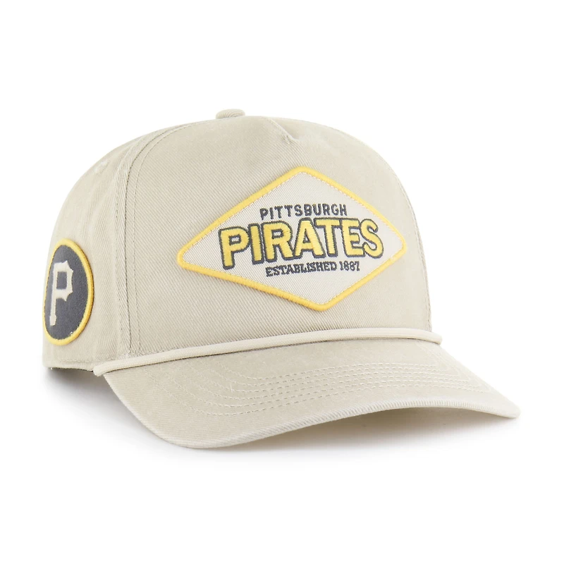 Casquette ajustable Cairn Hitch kaki '47 pour homme des Pirates de Pittsburgh
