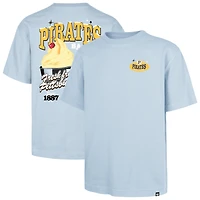 T-shirt bleu clair « 47 » pour homme, édition limitée, des Pirates de Pittsburgh, le glacier