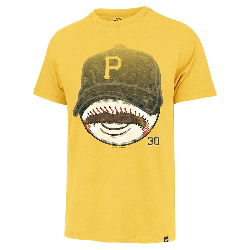 T-shirt Franklin doré à moustache des Pirates de Pittsburgh Paul Skenes pour homme '47