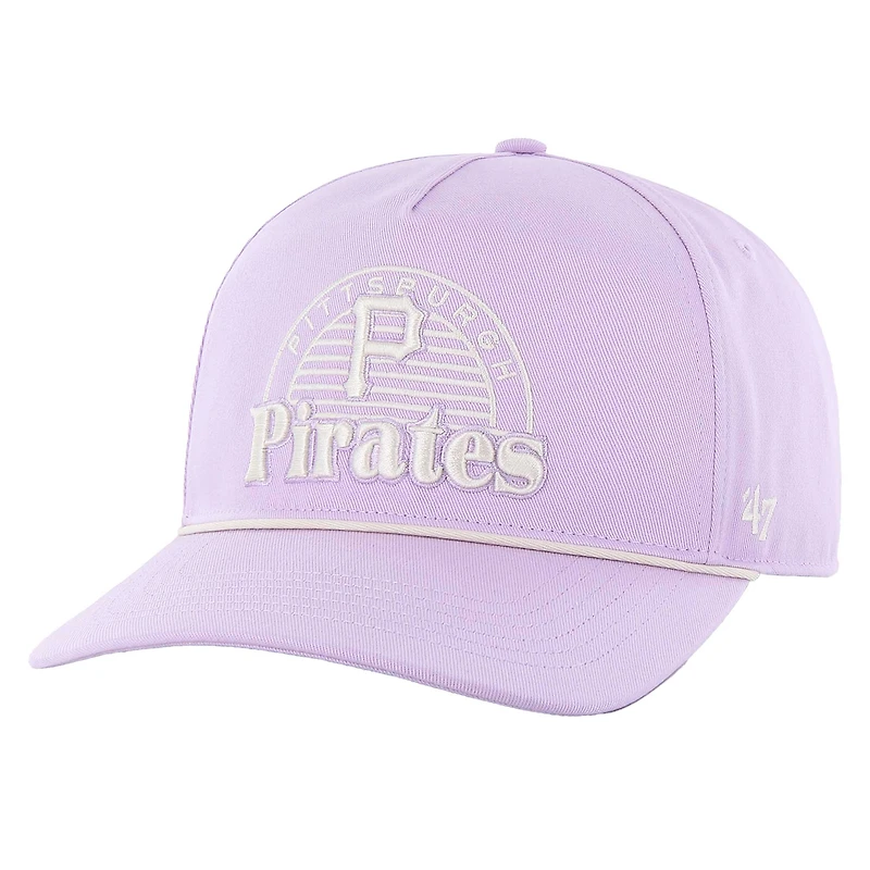 Casquette ajustable '47 Purple Pittsburgh Pirates Wander Hitch pour hommes