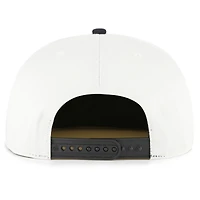 Casquette snapback blanche/noire pour homme des Pirates de Pittsburgh, modèle « 47 », avec logo de la Fondation Captain