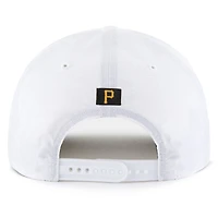Casquette ajustable blanche « 47 » des Pirates de Pittsburgh pour homme, modèle Brrr Fairway Hitch