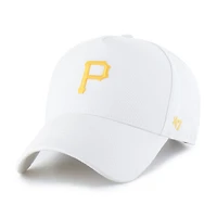 Casquette ajustable Foundational Pinch Offside des Pirates de Pittsburgh, modèle 1947, blanche, pour homme