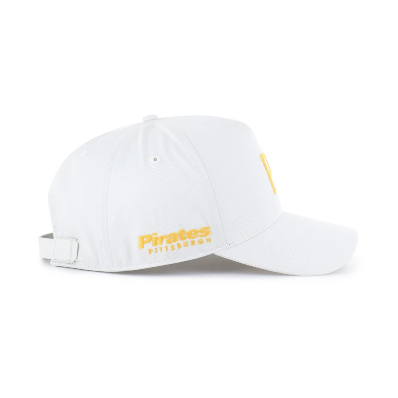 Casquette ajustable Foundational Pinch Offside des Pirates de Pittsburgh, modèle 1947, blanche, pour homme