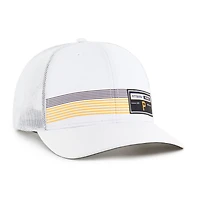 Casquette ajustable de camionneur '47 White Pittsburgh Pirates Rangefinder brrr pour hommes