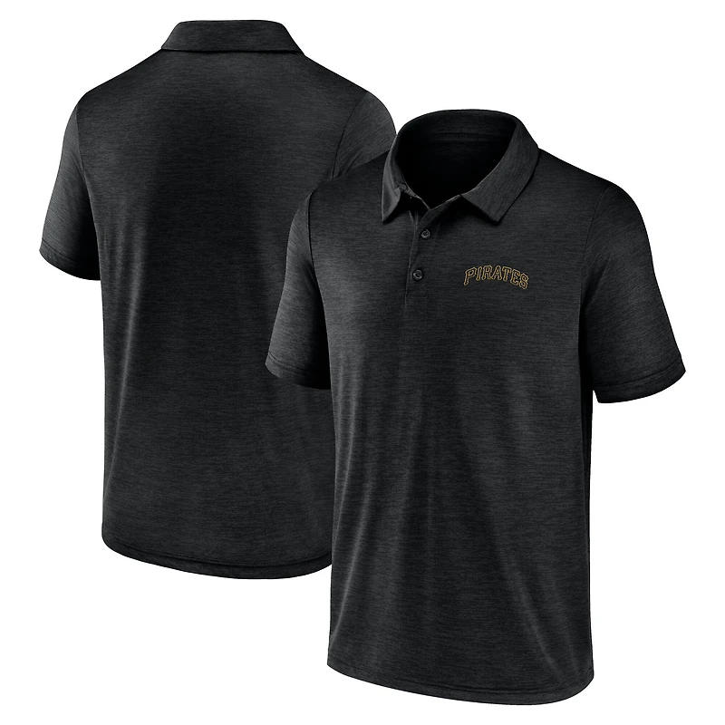 Men's Black Pittsburgh Pirates Lightweight Unstoppable Polo