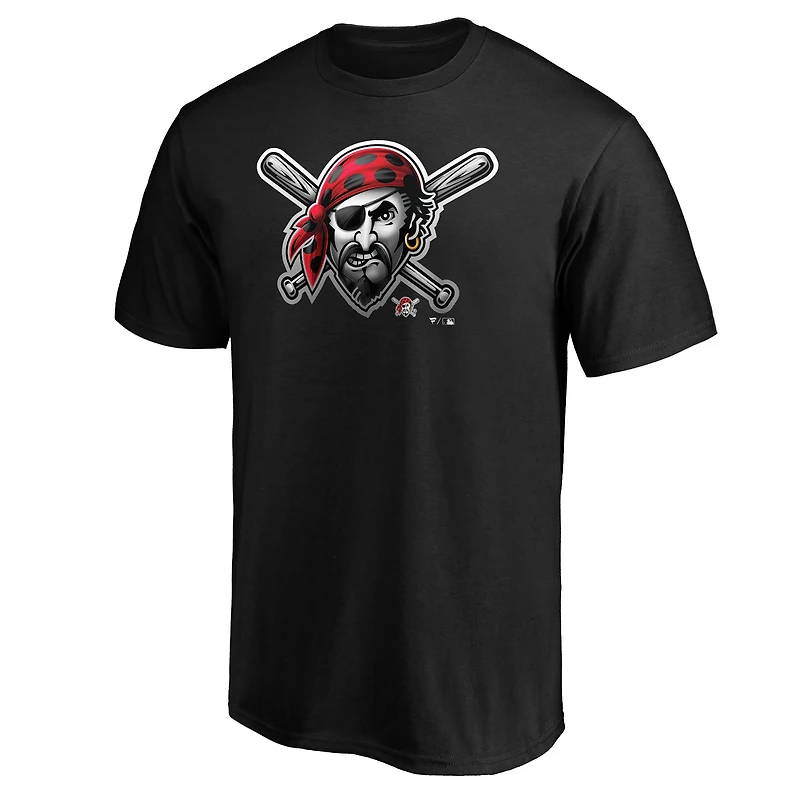 Men's  Black Pittsburgh Pirates Midnight Mascot T-Shirt