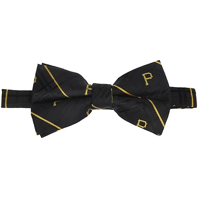 Men's Black Pittsburgh Pirates Oxford Bow Tie