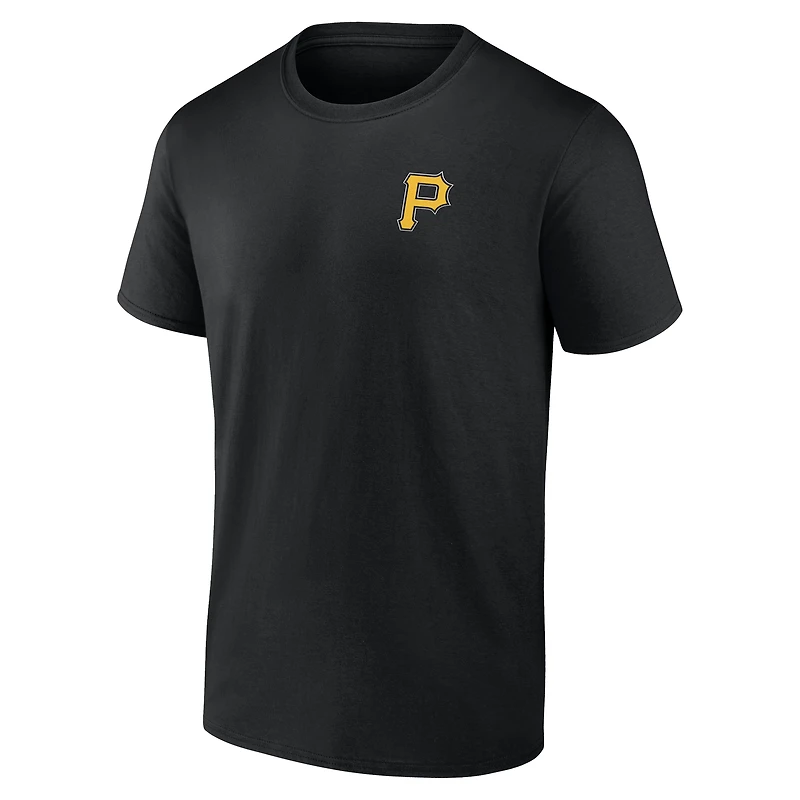 T-shirt noir pour homme « Raise It » des Pirates de Pittsburgh