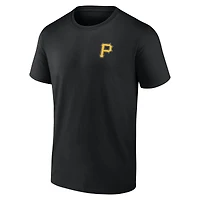 T-shirt noir pour homme « Raise It » des Pirates de Pittsburgh