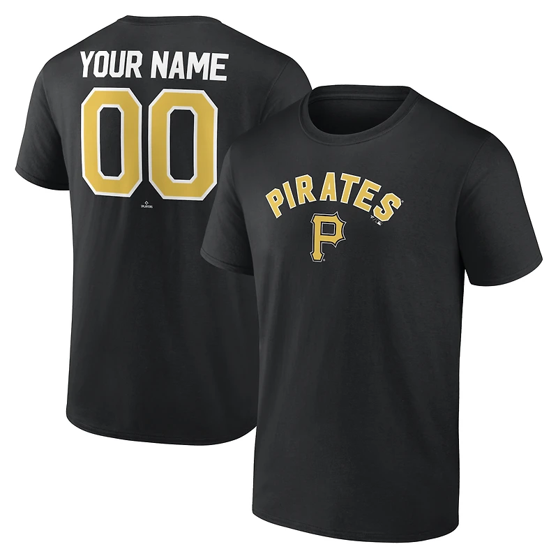T-shirt personnalisé noir pour homme des Pirates de Pittsburgh Winning Streak