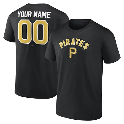 T-shirt personnalisé noir pour homme des Pirates de Pittsburgh Winning Streak