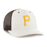 Casquette trucker ajustable Carhartt x '47 Pittsburgh Pirates naturelle/marron non teinte pour homme