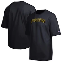 Men's Champion Black Pittsburgh Pirates All Star Chenille Wordmark T-Shirt
