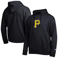 Sweat à capuche Champion noir pour homme avec logo brodé All Star des Pittsburgh Pirates