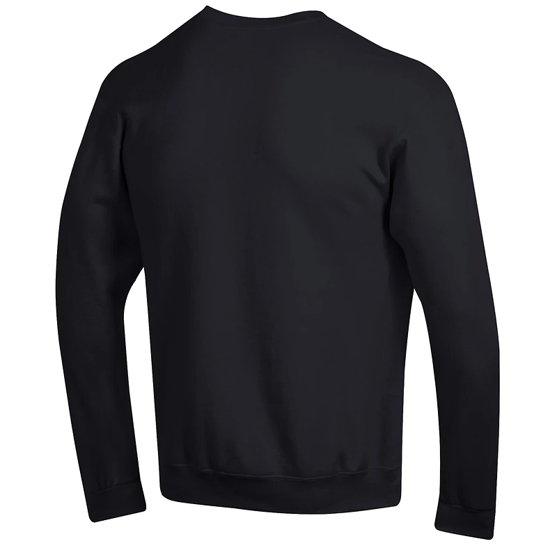 Men's Champion Black Pittsburgh Pirates Powerblend Wordmark Sweatshirt